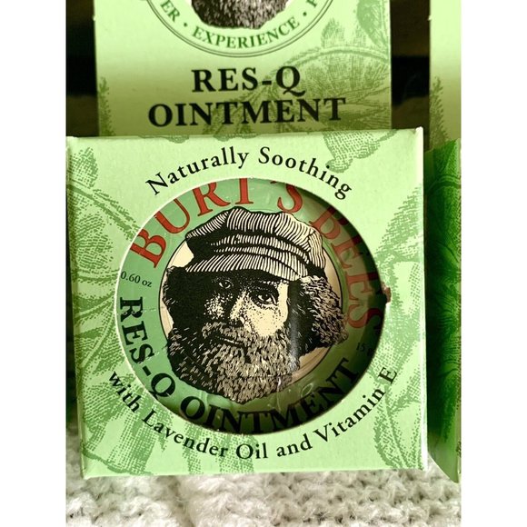 Burt's Bees Res-Q Ointment 0.6 oz 5 pack lot Natural Lavender Vitamin E NIB - Picture 6 of 9